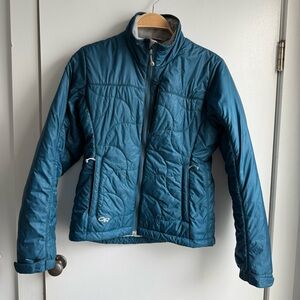 Outdoor Research Breva Primaloft Insulated Puffer Jacket Blue Women’s XS